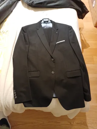 Traje Zara Talla 54 Negro