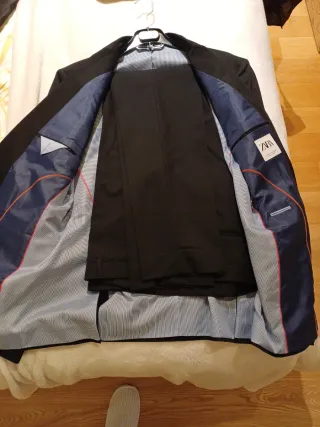 Traje Zara Talla 54 Negro