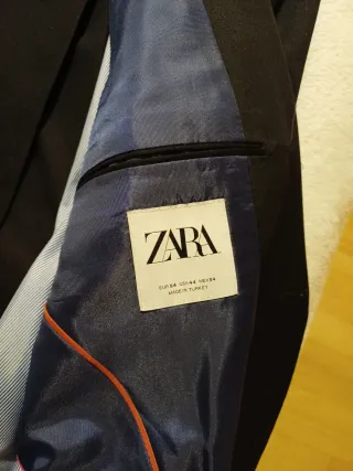 Traje Zara Talla 54 Negro