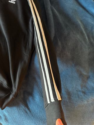 Sudadera Adidas Terciopelo Negra Talla M