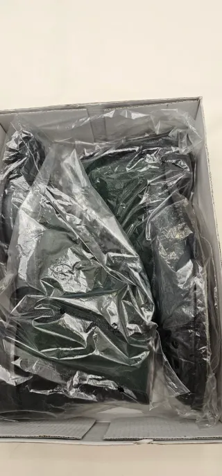 Botines verdes de cuero