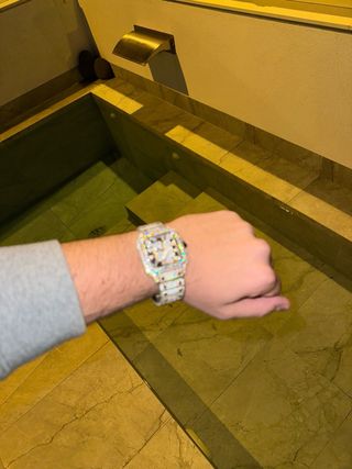 Reloj con Moissanita VVS – Certificado GRA