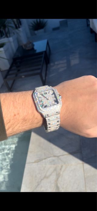 Reloj con Moissanita VVS – Certificado GRA