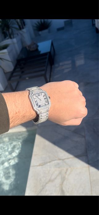 Reloj con Moissanita VVS – Certificado GRA