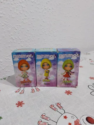 Lote 3 Muñecas Minimon Pequeñas