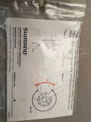 Cierre Rápido NUEVO 9mm Rueda Delantera Shimano