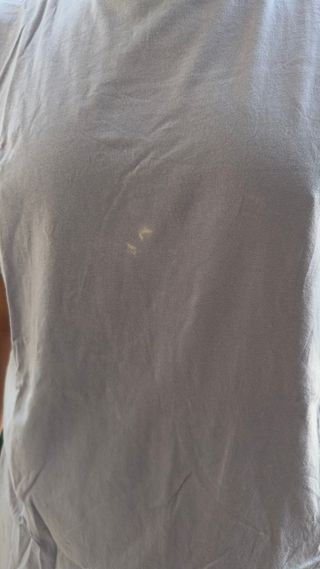 Camiseta Pull&Bear Gris Talla L