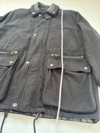 Chaqueta Bogner Lana y Piel Negra