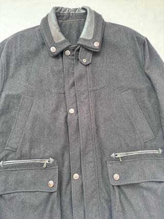 Chaqueta Bogner Lana y Piel Negra