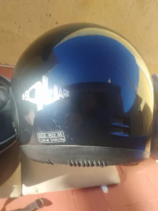 Casco Moto Talla L con Mochila