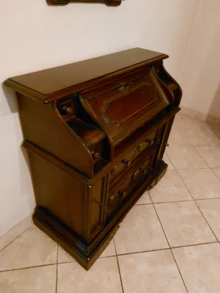 Cassettiera Legno Noce