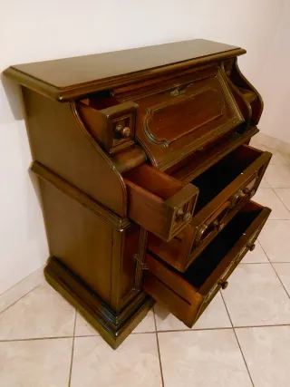 Cassettiera Legno Noce