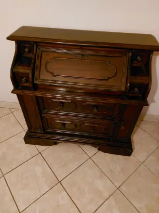 Cassettiera Legno Noce