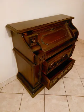 Cassettiera Legno Noce