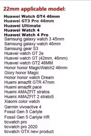 Cinturino Smartwatch Nero o Bianco