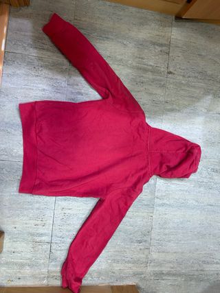 Sudadera Zara Girls Roja Talla 9-10 años