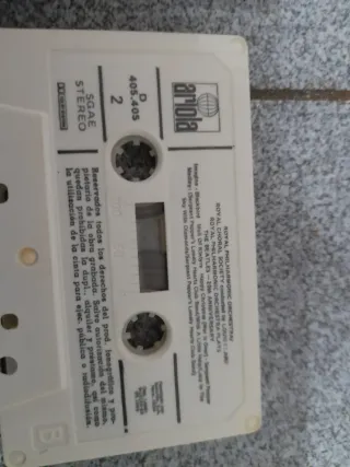 Cintas cassette antiguas