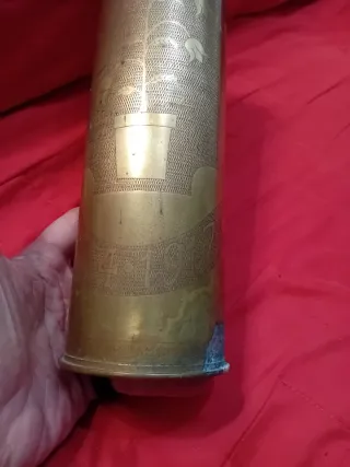 Bossolo WW1 1916 Arte di Trincea Ottone Souvenir