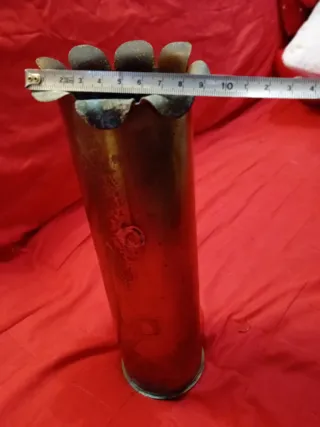 Bossolo WW1 1916 Arte di Trincea Ottone Souvenir