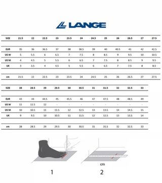 Botas de esquí Lange