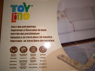 Pasarela de equilibrio infant de madera