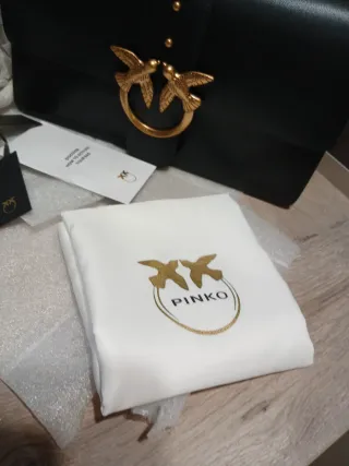 Borsa Pinko Love Bag Classic Nera Oro