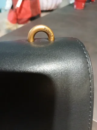 Borsa Pinko Love Bag Classic Nera Oro