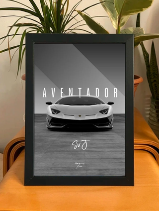 Cuadro Lamborghini Aventador SVJ