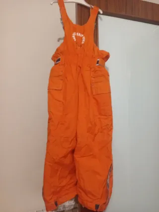 Mono de esquí infantil naranja talla 6 años