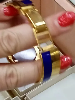 Orologio vintage Pierandre blu e oro