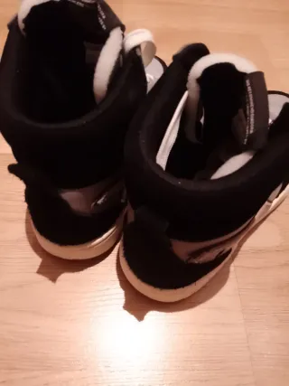 Zapatillas altas Diadora grises y negras