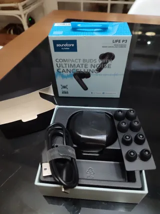 Soundcore Life P3 Auriculares Inalámbricos Negros