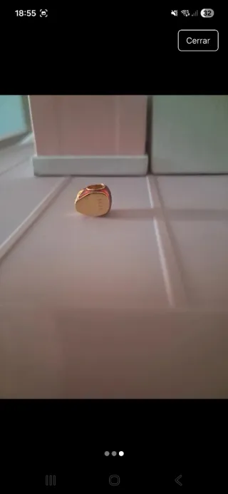 Charms Iron Man Dorado y Rojo