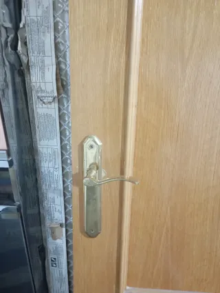 Puerta interior de madera