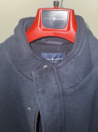 Abrigo Alvaro Moreno Talla 54 Azul Marino