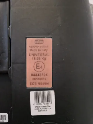 Silla de coche Chicco Key 2-3 Gris