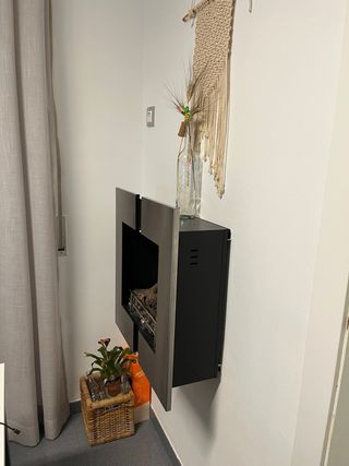 Chimenea Bioetanol con Troncos Cerámica