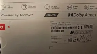 Lenovo Tab + Funda Transparente