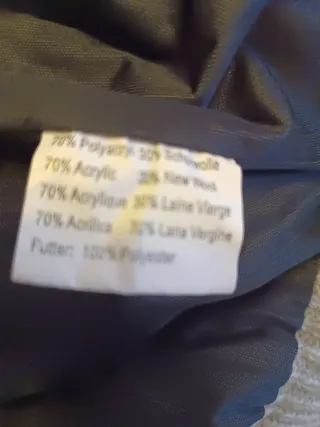 Maglione lana unisex con fodera taglia XL da neve