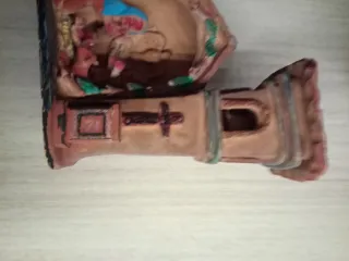 Presepe peruviano in terracotta