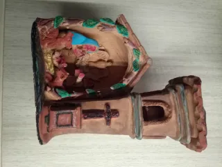 Presepe peruviano in terracotta