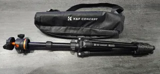 Trípode K&F Concept con funda