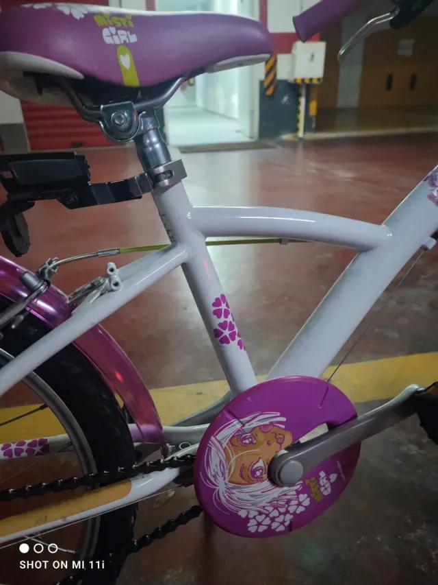 Bicicleta infantil morada