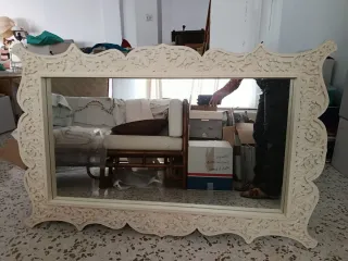 Espejo de Madera Tallado