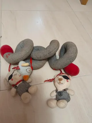 Muñecos para barra coche bebé pirata