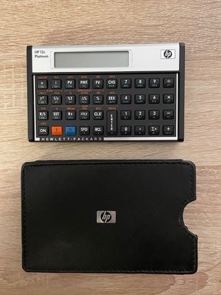 Calculadora financiera HP 12c Platinum