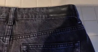 Minifalda vaquera negra Mango