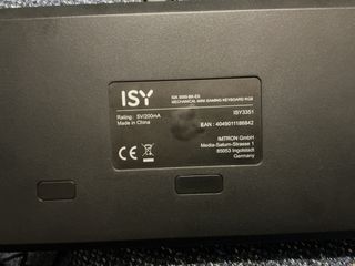 Teclado ISY 5000 BK ES