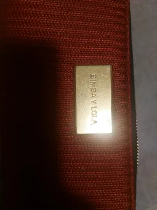 Billetero grande Bimba y Lola granate/ bourdeos