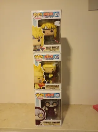 Pack 3 Funkos Pop Naruto Shippuden